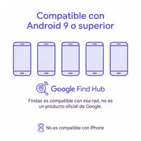 Findax es compatible con Android 9 o superior a través de Find Hub de Google