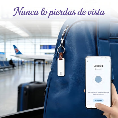 Findax enganchado a una mochila, nunca lo pierdas de vista